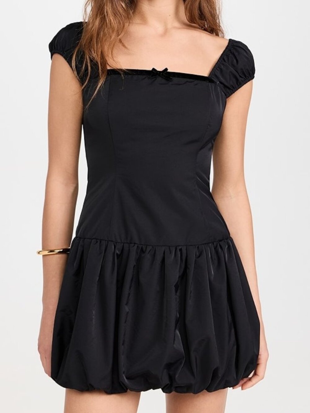 WAYF Bubble Hem Mini Dress Size XS